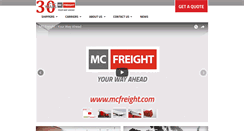 Desktop Screenshot of mcfreight.com